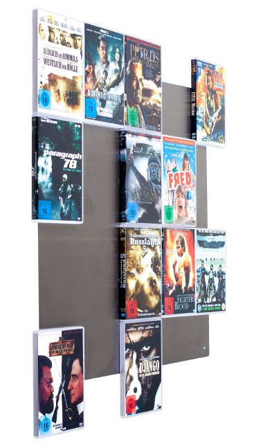 DVD Wand Regal, CD-Wall DVD-Regal, DVD Aufbewahrung, DVD-Wandbild, Film